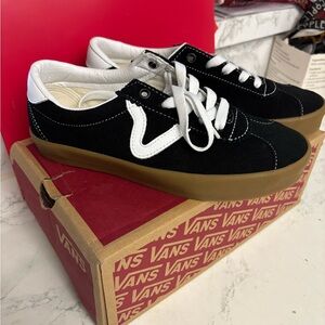 Vans Black and White Sneakers